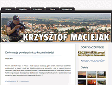 Tablet Screenshot of maciejak.pl